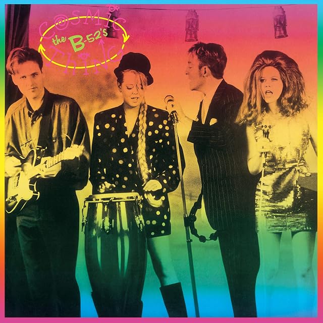 Cosmic Thing por The B-52's, capa do álbum