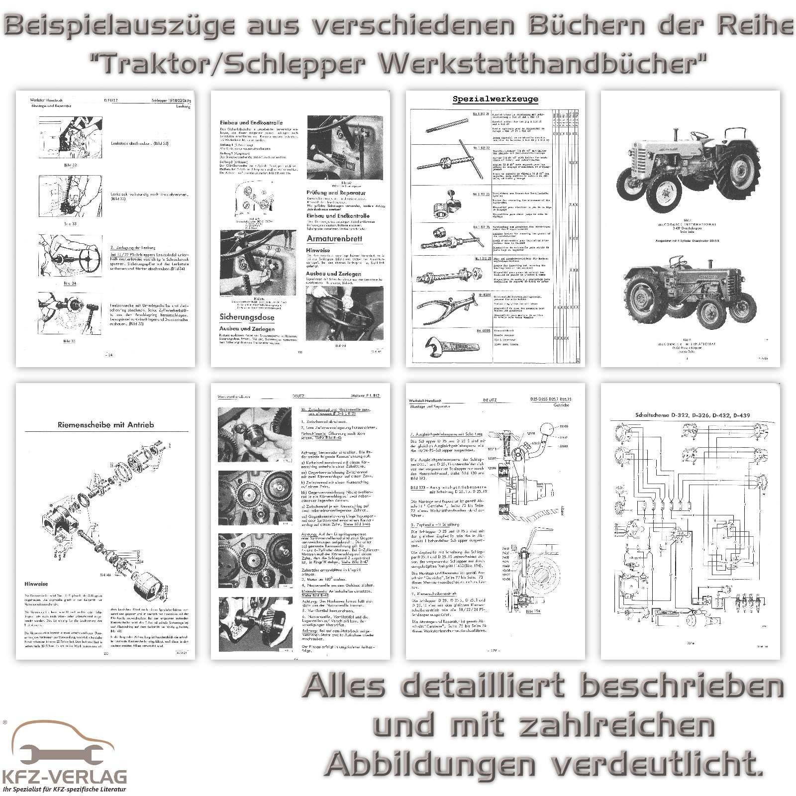 IHC Getriebe Schlepper 433 533 633 und V und E Version Traktor Werkstatthandbuch