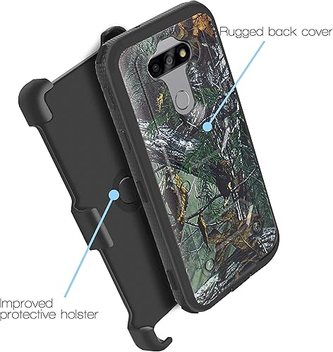 Miniatura 2 de Funda para LG Aristo 5 Plus, LG K31, LG Phoenix 5, LG Risio 4, LG Fortune 3 funda integrada en pantalla resistente con clip para cinturón, funda