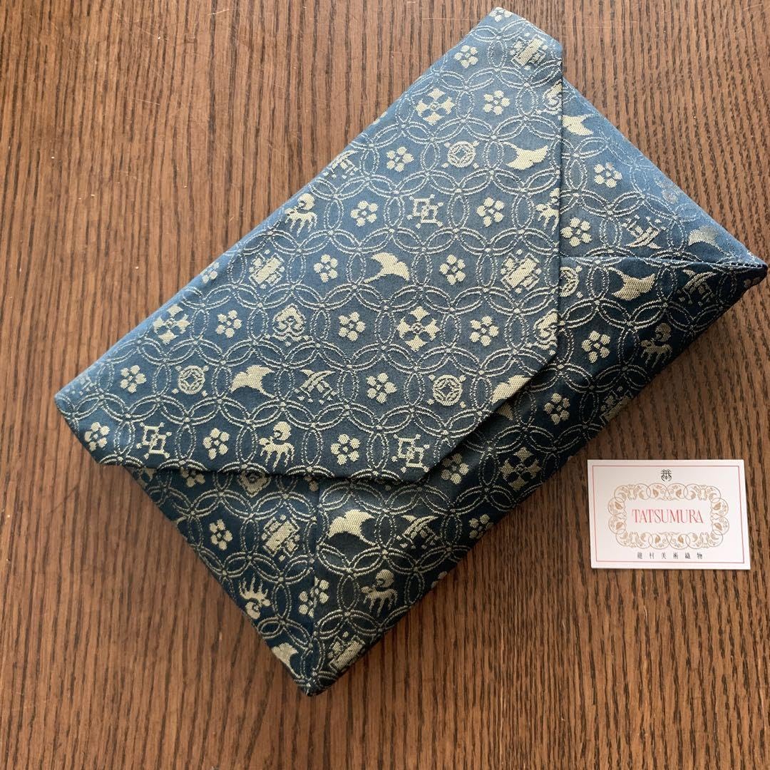 Amazon.co.jp: 龍村美術織物 宗薫手銀杏文緞子 数寄屋袋 : おもちゃ