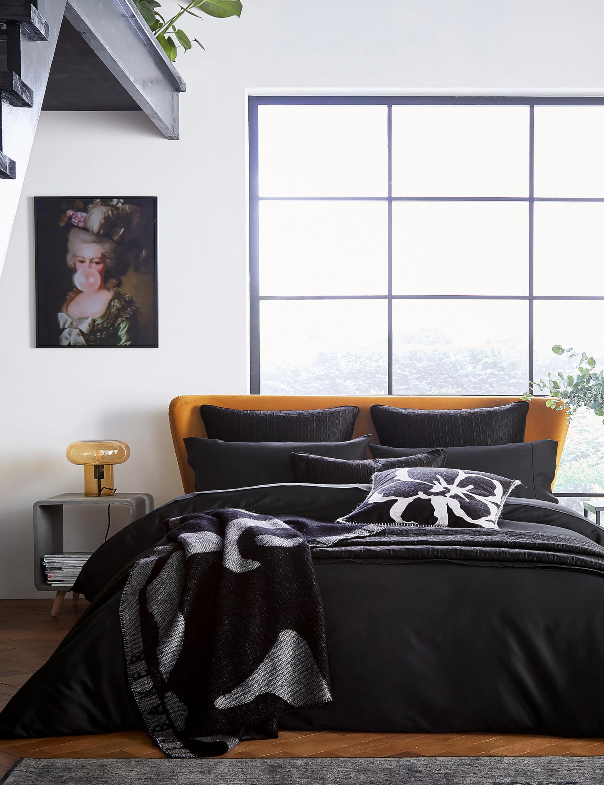 Ted Baker Plain Dye Duvet Cover Black