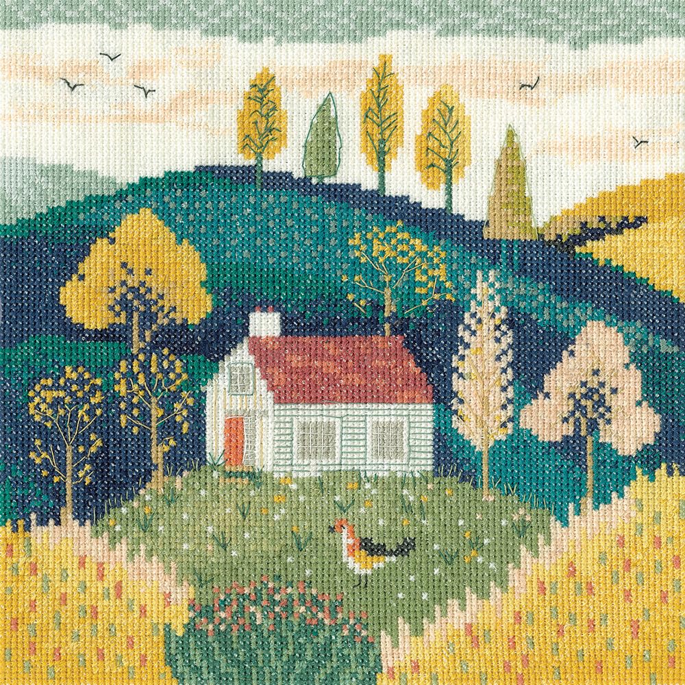 Heritage Crafts Cross Stitch Kit – A Place to Rest and Recharge (Aida) - Mel's Stitches