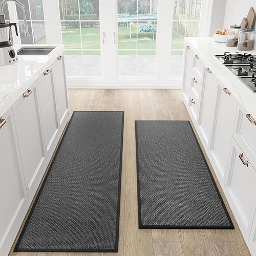Miniatura 36 de Tapete de Cocina 1 PCS, Alfombras Acolchadas Antideslizantes para Piso de Cocina, Tapete Corredor Absorbente de Comodidad para Estar de Pie Lavable