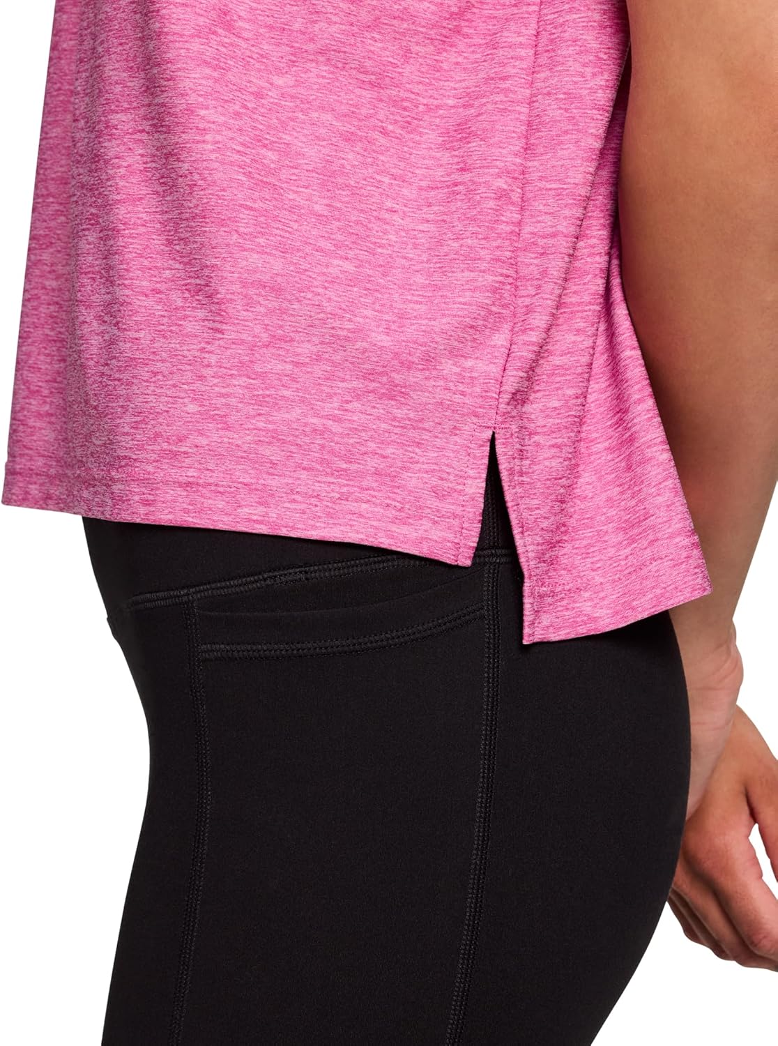 Reebok Women's Glow Short Sleeve Crop Top T-Shirt