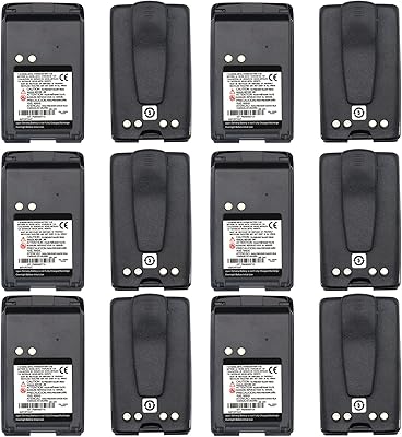 (12PCS) PMNN4071A Battery PMNN4071AR Battery NI-MH [2023 New Version] for Motorola Mag One BPR40 Battery Mag One Battery Mag One A8 A6 BC130 PMNN4071 PMNN4071AC PMNN4075 PMNN4075AR PMNN4075A Battery