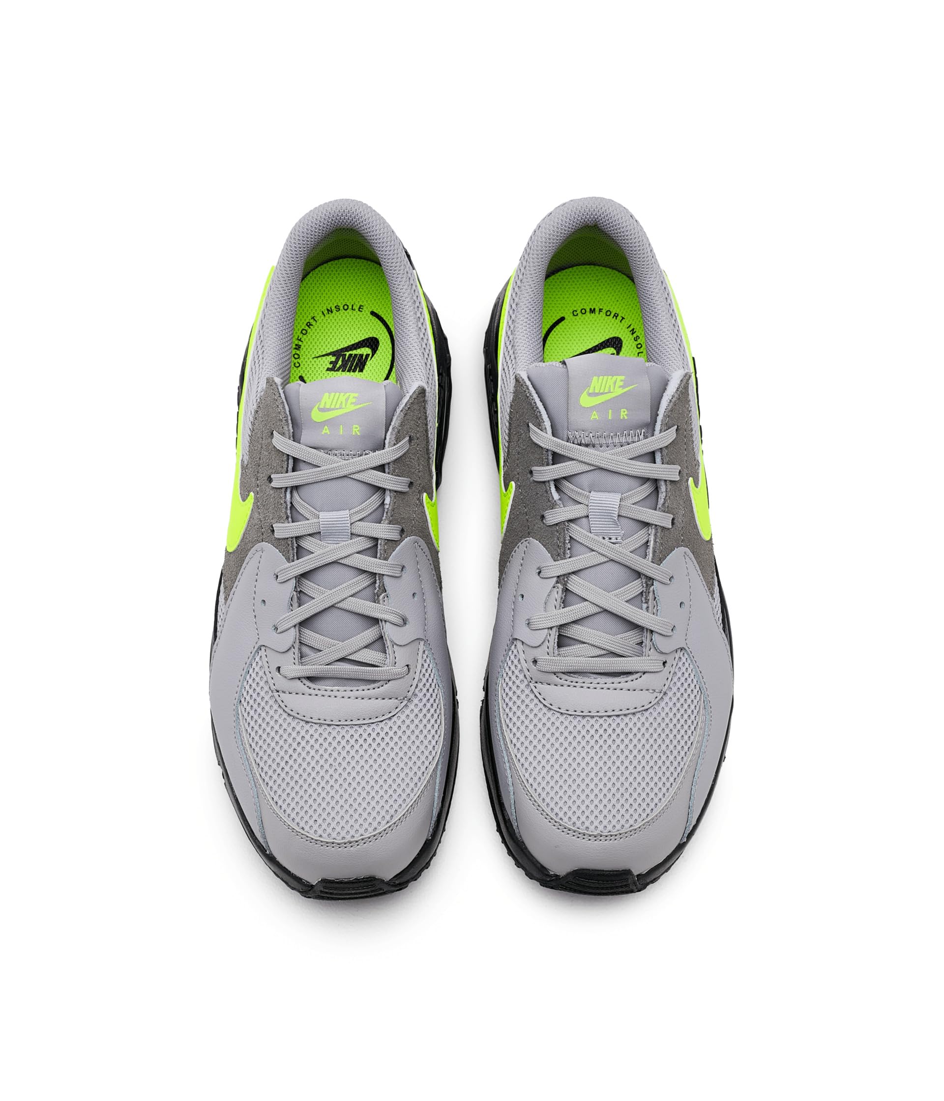 Nike Tenis Air Max Excee para hombre, Atmósfera gris/amarillo neón-antracita, 12,5