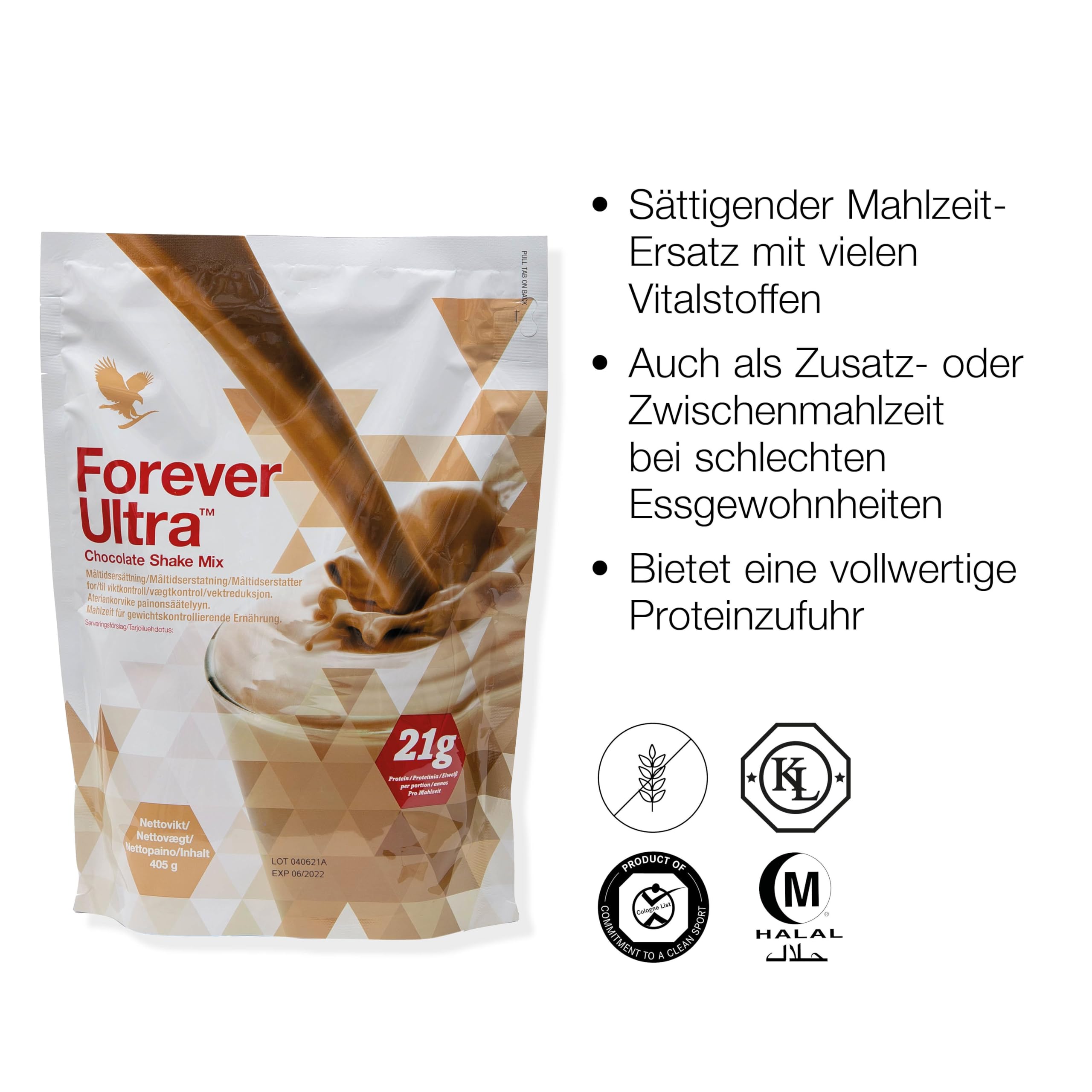 Forever C9 Mango Vanilla - 9-Tage Body-Shape-Programm mit Vanille-Geschmack, wichtigen Vitaminen und Spurenelementen, zur Unterstützung deines Gewichtsmanagements (1 Paket für 9 Tage)