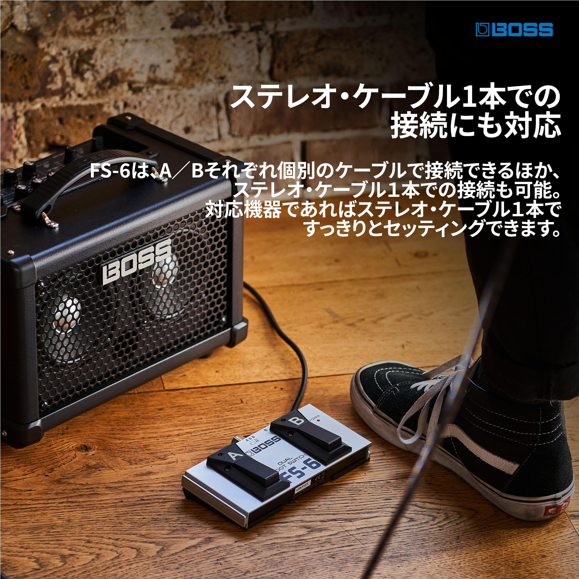BOSS FS-6 デュアルフットスイッチ Amazon.com: BOSS FS-6 Dual Pedal Switch : Musical Instruments