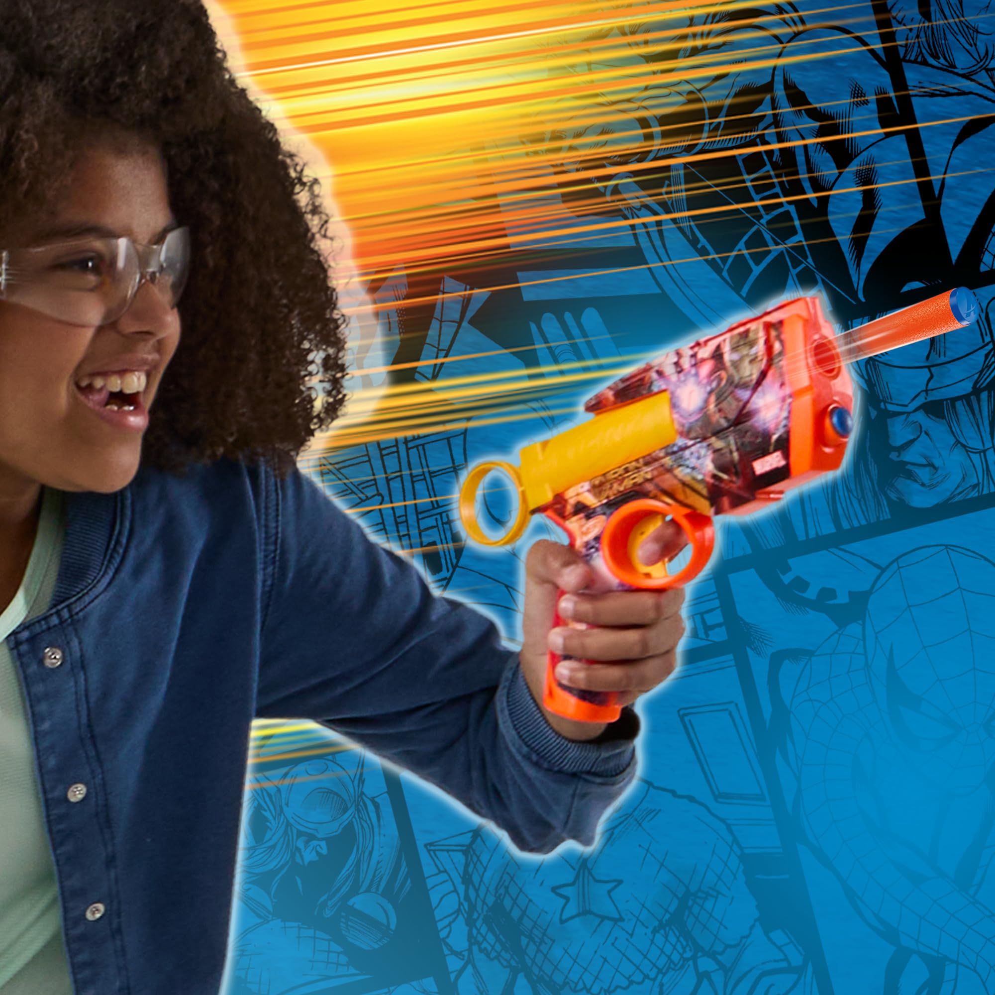 Nerf Marvel Iron Man, blaster a dardi e dardi N1