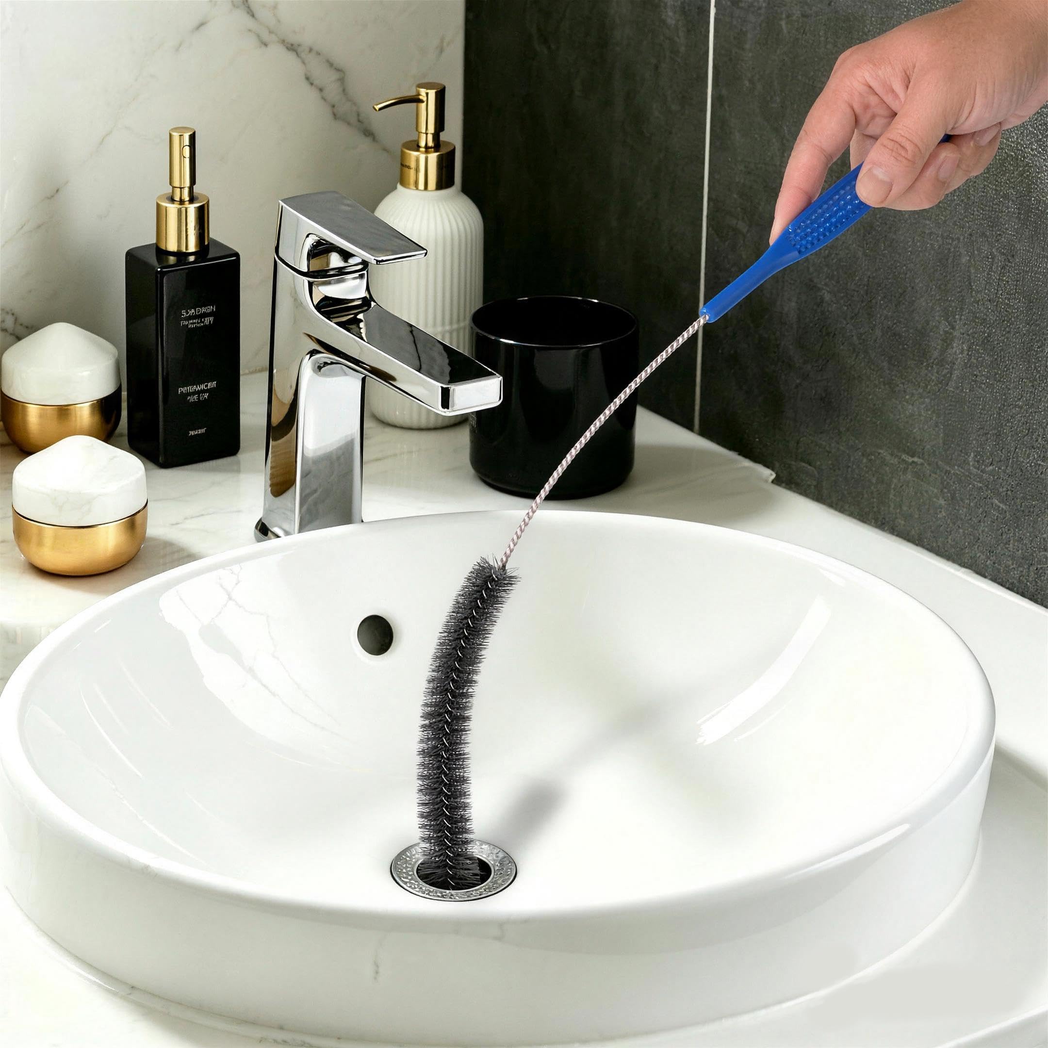 Abflussbürste, Kühlschrankspulen-Reinigungsbürste, Gerät und Spülbecken-Abflussbürste