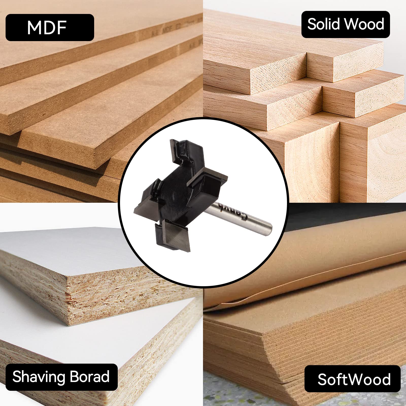 CNC Router Bit - Flatten Spoilboards & More -6 CNC Router Bit - Flatten Spoilboards & More -6