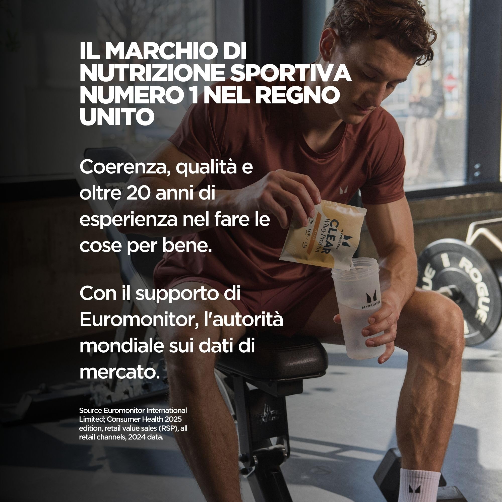 Myprotein Clear Whey Protein | Tè alla pesca | 20 g di proteine | Basso contenuto di zuccheri | 4,5 g di BCAA | Solo 85 kcal | Bevanda proteica rinfrescante per la crescita e il recupero muscolare