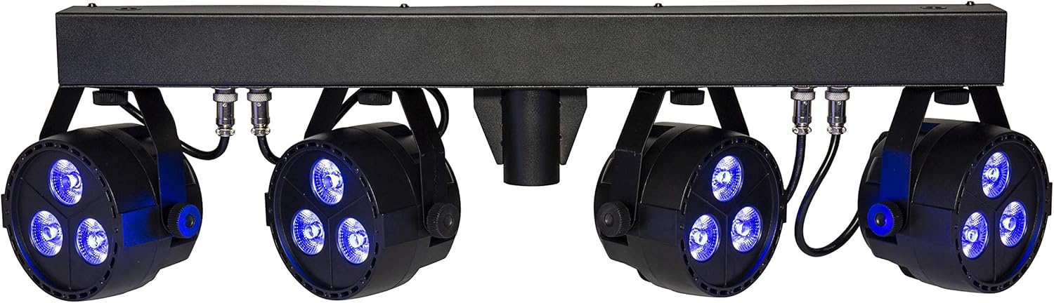 lightmaXX CLS Nano RGBW LED Spot Set with blue lights