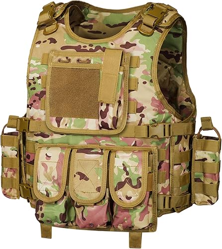 GZ XINXING - Chaleco táctico para paintball, color negro