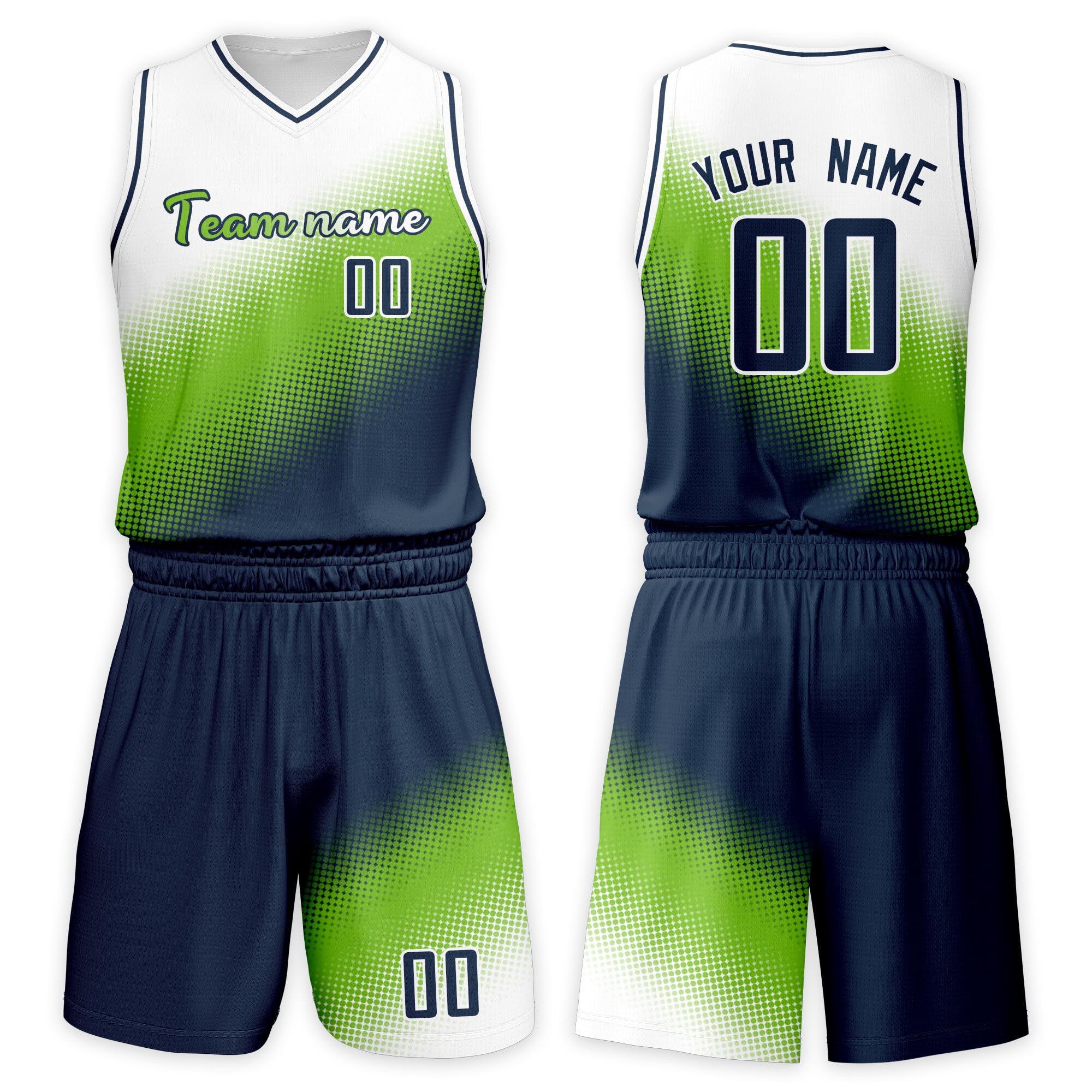 Custom Basketball Jersey Suit Men Women Youth Kids Kit Personized Name Number Jersey/Shorts Uniform Boys Girls Fans Gift