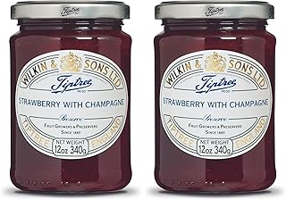 Tiptree Strawberry and Champagne Preserve, 12 Ounce Jar (Pack of 2)