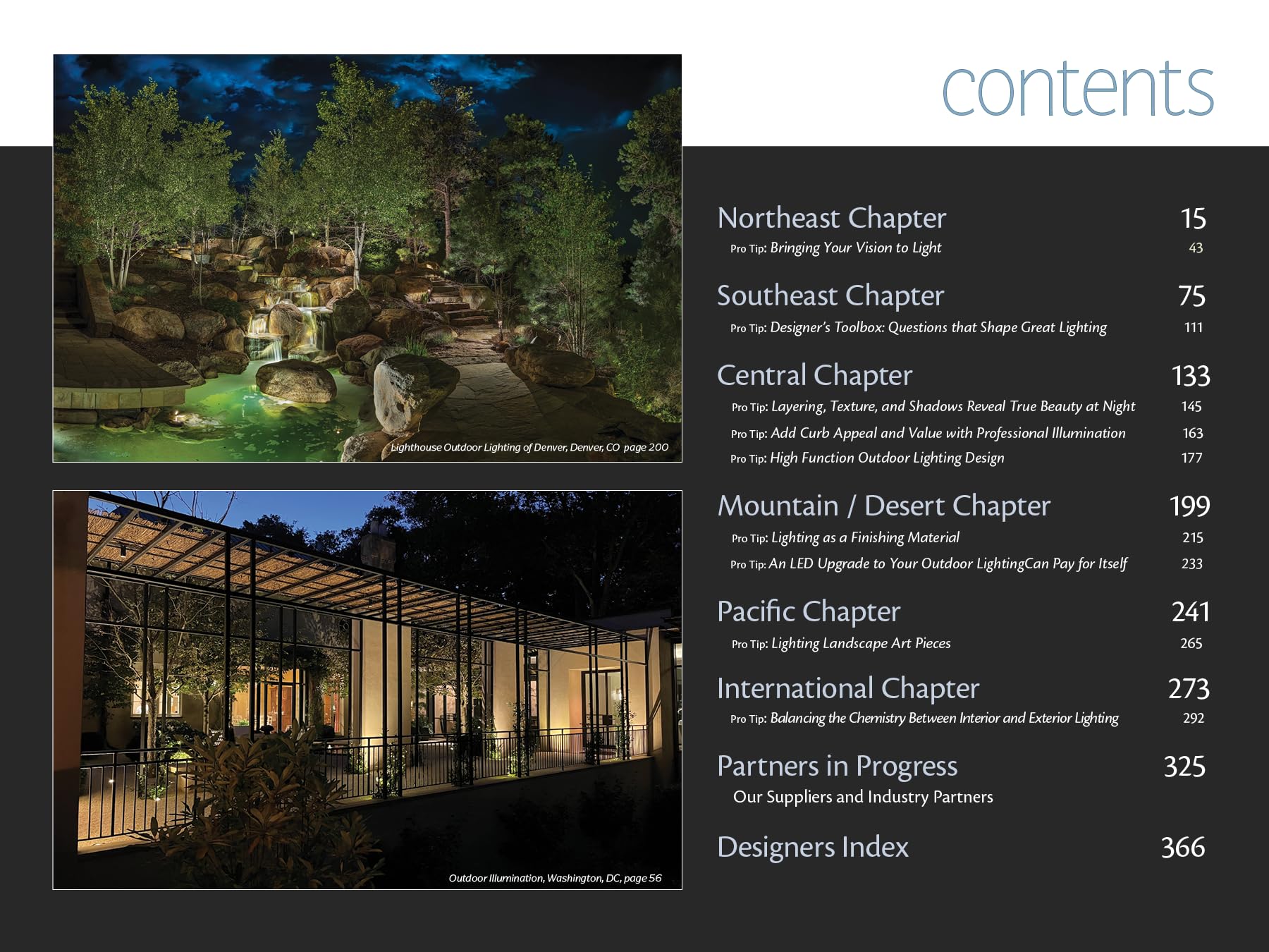 Masters of Landscape Lighting: Spectacular Outdoor Lighting Installations and Designs, Hardcover Book, 368 Pages, Over 1000 Photographs (Modern Living Collection): 1