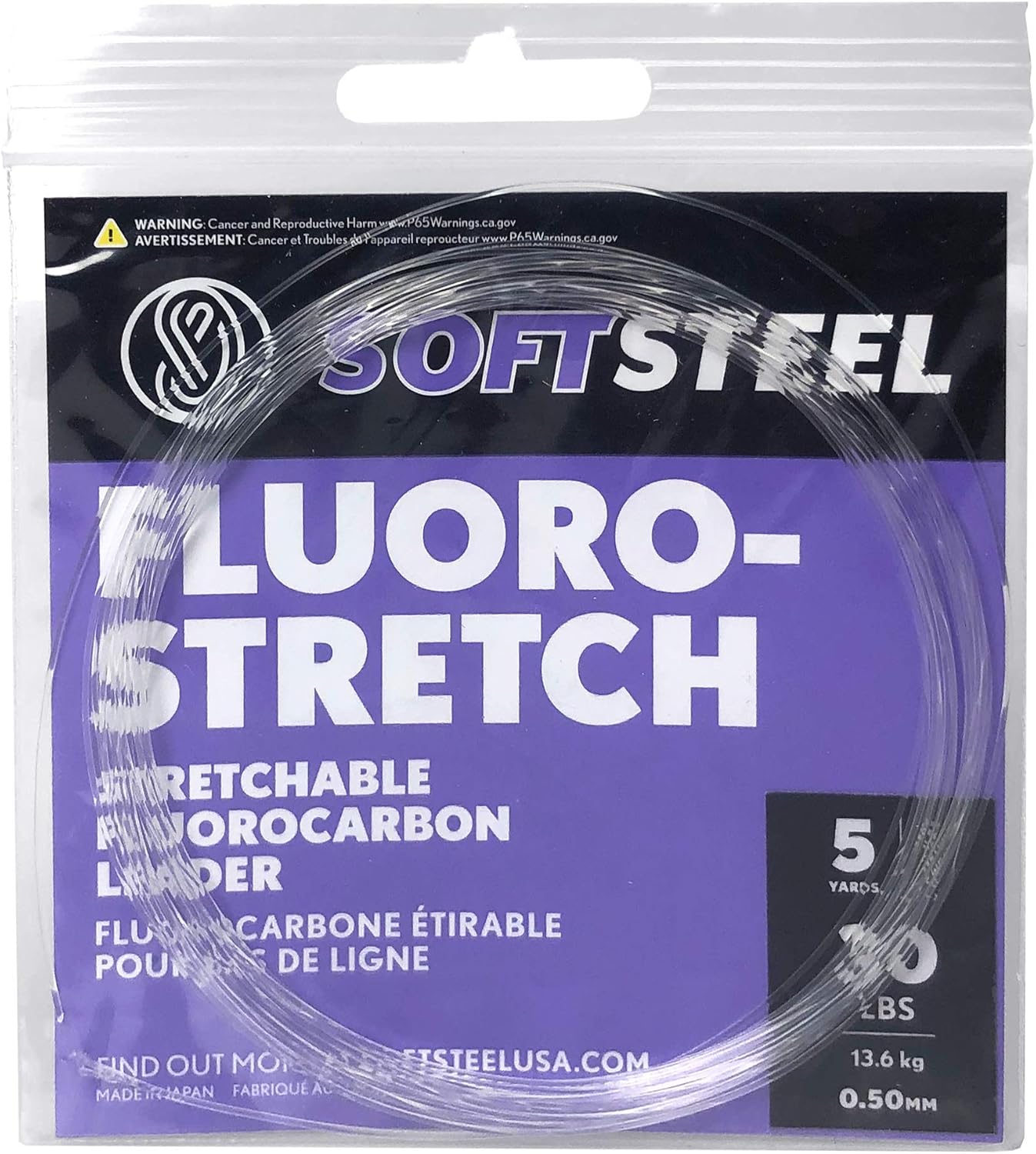 Fluoro-Stretch Stretchable Fluorocarbon Clear Leader