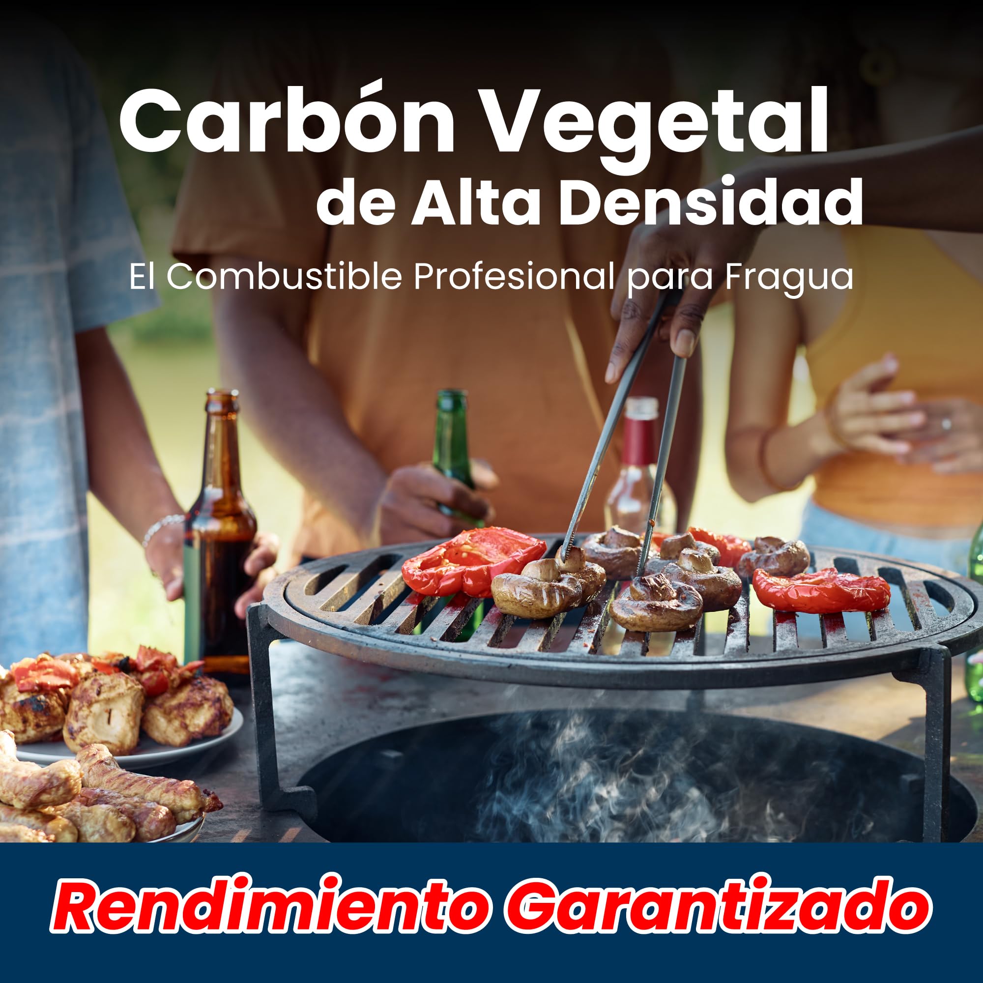 Carbón Vegetal Marabú Profesional 15kg Hostelería Barbacoa Alta Temperatura Combustión Lenta Sin Humo Ni Chispas Gran Duración Ideal Parrillas Restaurantes Cocina Industrial