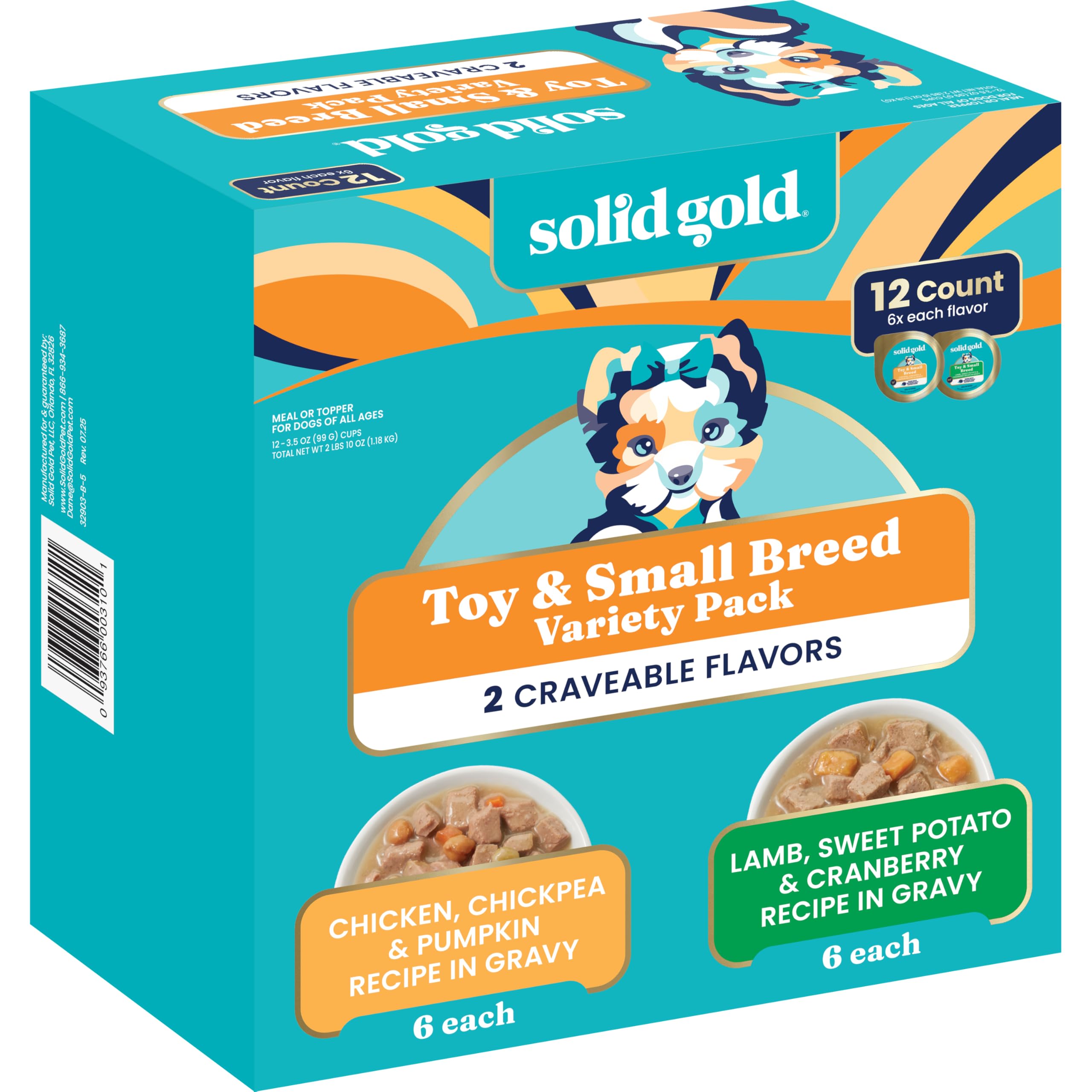 Solid Gold Wet Dog Food for Small Dogs