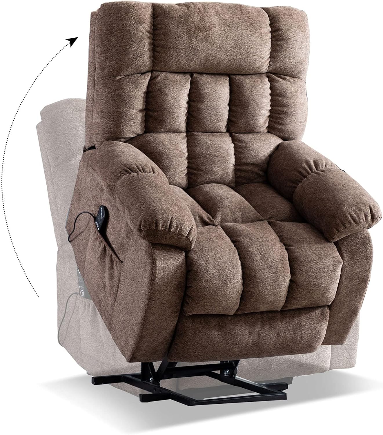 Electric Lift Recliner Chairs with Heat Therapy and Massage Power Lift Chairs Recliners for Elderly Massage Chair Recliner Theater Seating