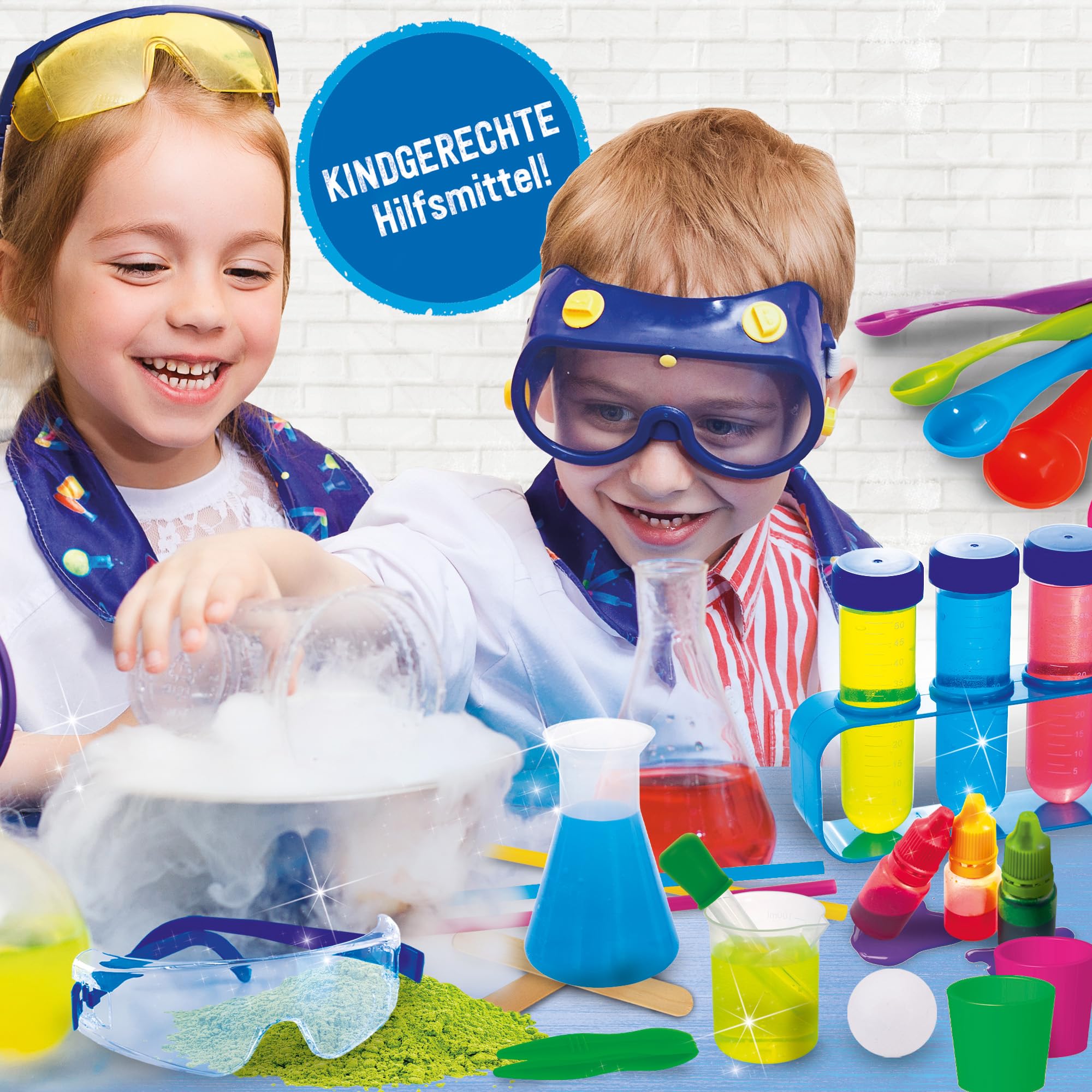 Lisciani – Woozle Goozle – Soy una pequeña científica – Soy un pequeño Kit de construcción científica – Experimentos – Blouse du Scientifique – para niños a Partir de 5 años