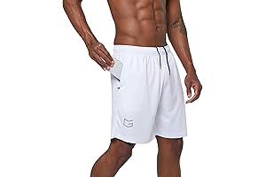Men's Athletic Performance Workout Running Shorts | 7" Quick Dry Lightweight GYM...