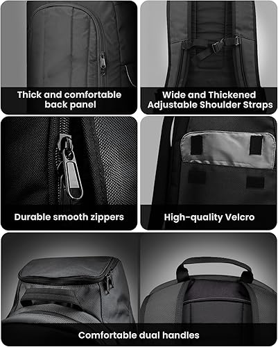 Miniatura 5 de OutdoorMaster Lynx - Bolsa para botas de esquí de 50 litros, mochila de viaje con compartimento para casco, exterior e inferior impermeable, para