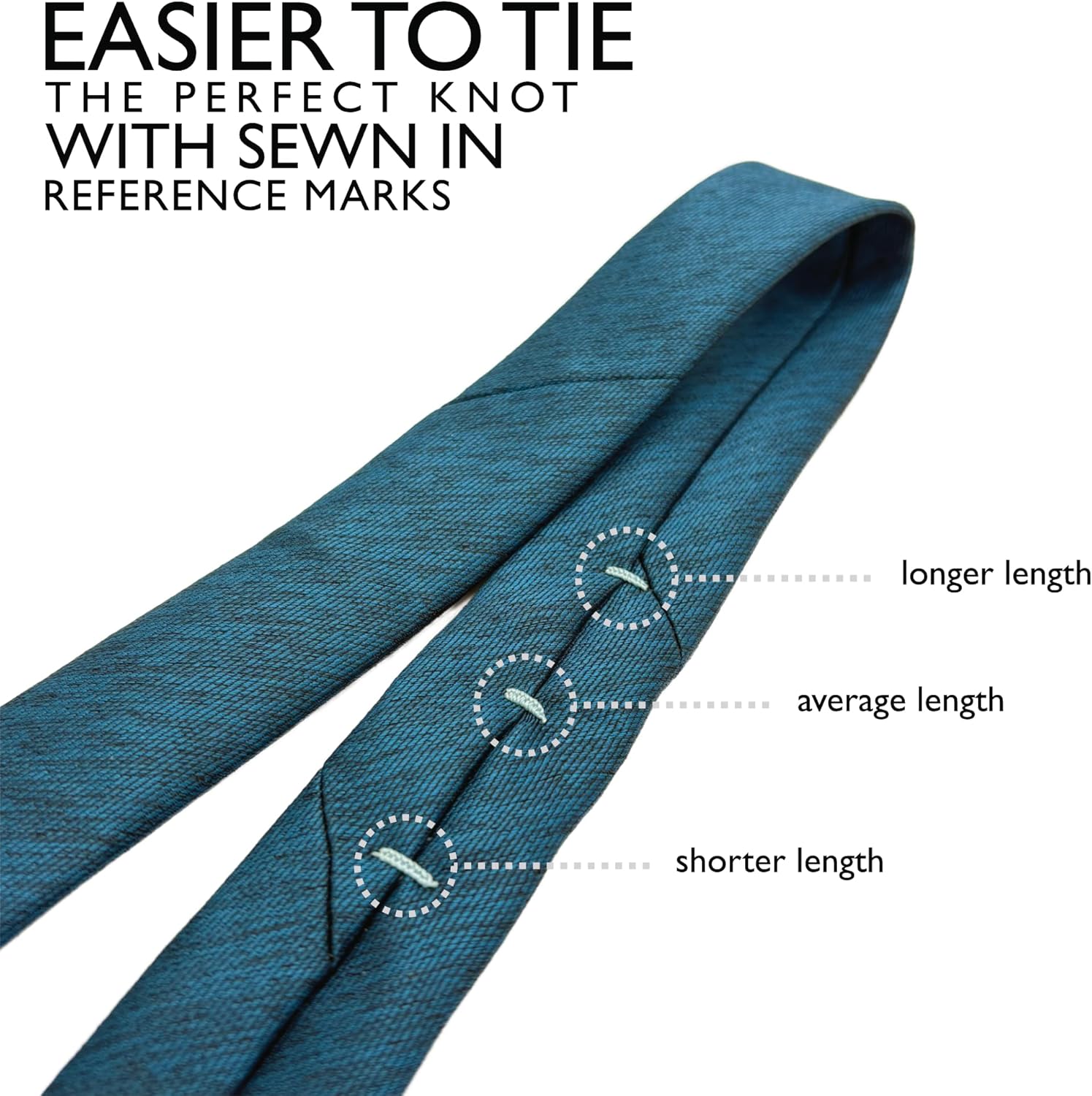 TEXTURE Ties for Men, 4-Pack Set of Mens Neckties - Image 3