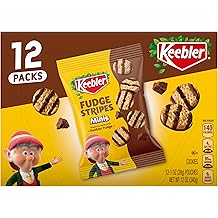 Keebler On-The-Go Fudge Stripes Cookies, 12oz, 12ct