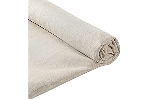 Pllieay Linen Fabric 39 x 55 Inch