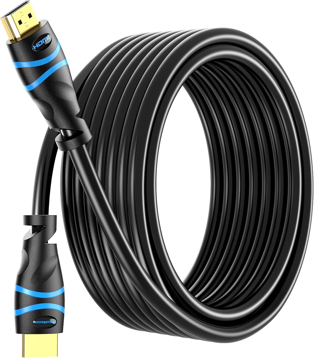 Cable HDMI 4K de 35 pies (4K 30 Hz, HDR10, clasificación CL3 para pared, alta velocidad, HDCP2.2, eARC) - Cable HDMI largo compatible con cine en casa, HDTV, consolas de juegos, dispositivos de transmisión