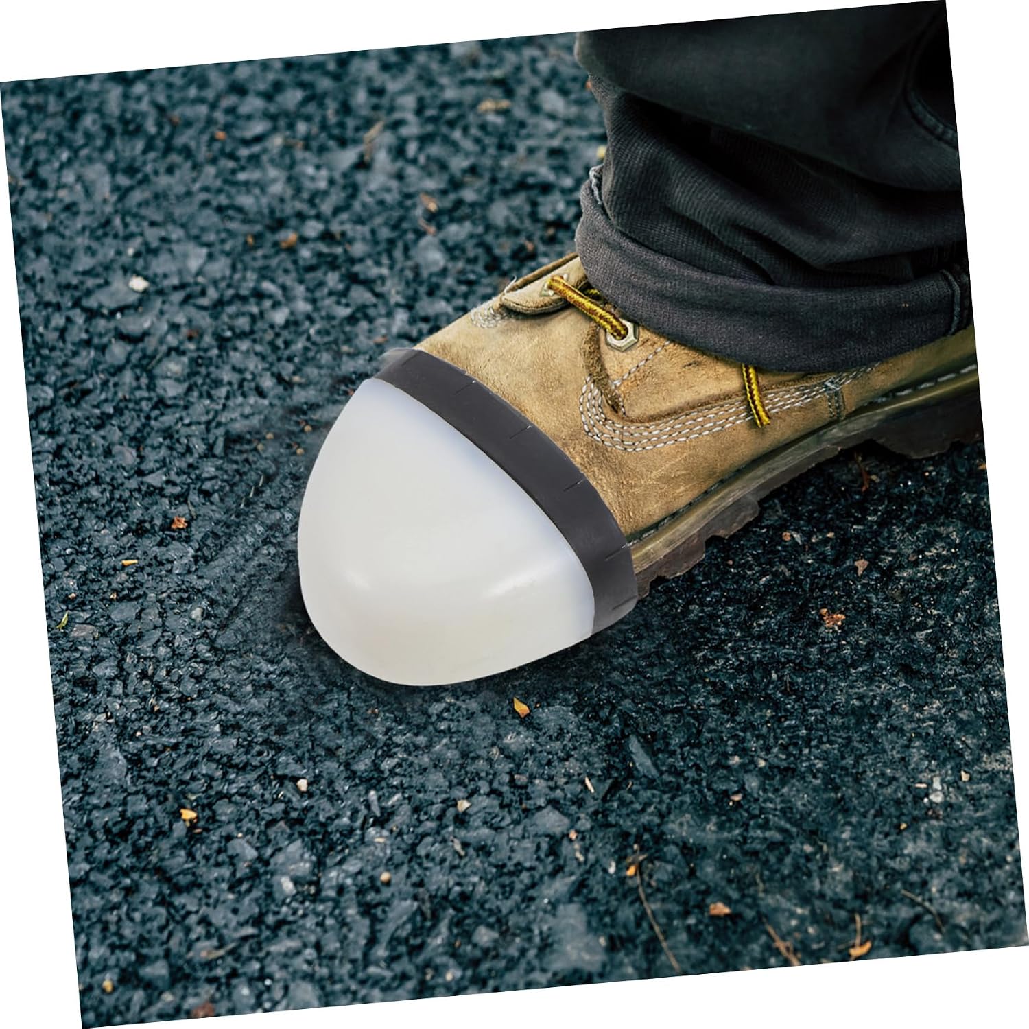 Ciieeo 4Pcs Safety Toe Caps for Shoes Toe Inserts for Work Boots Lightweight Protective Covers for Construction and Labor Safety