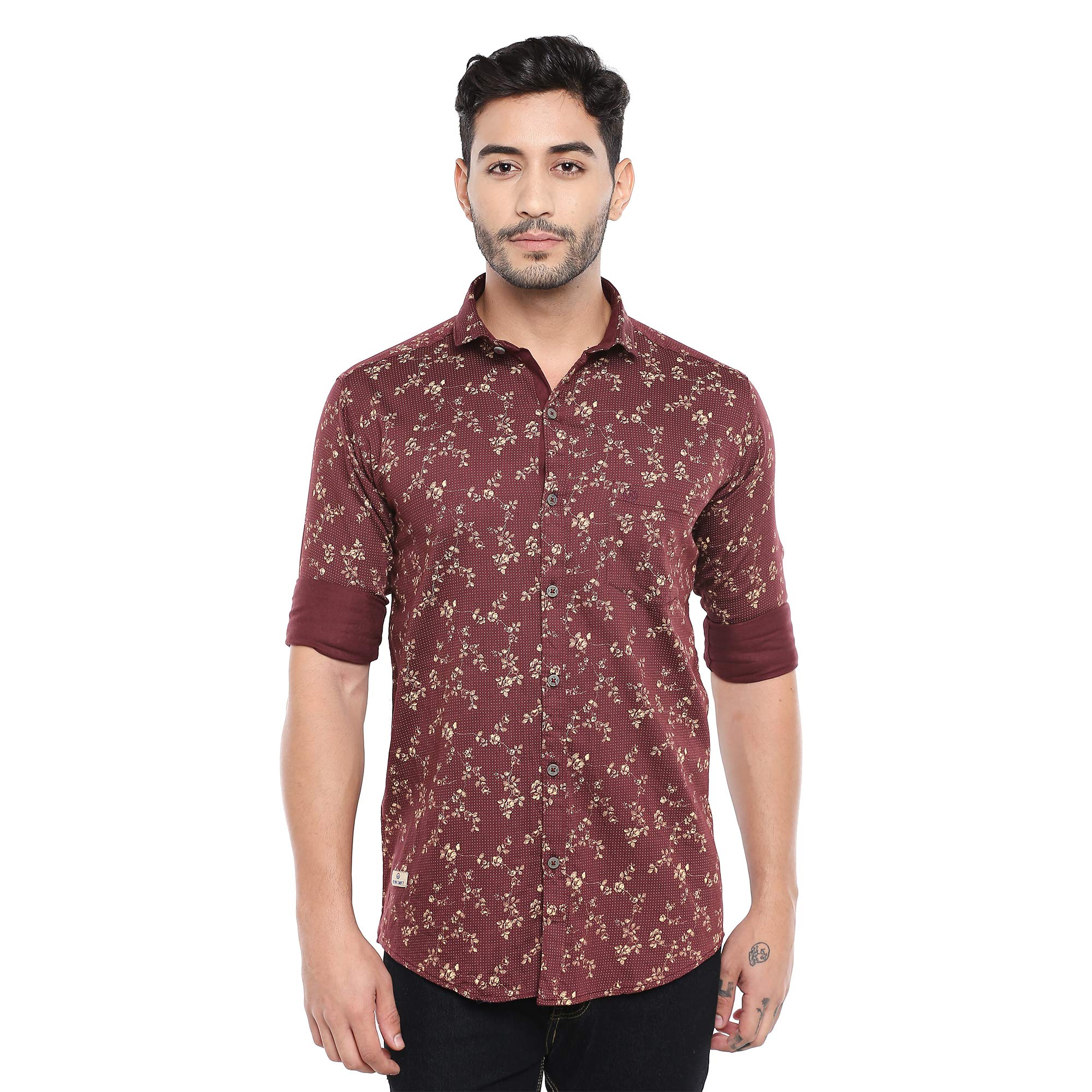 Kevin SwiftMen's Regular Fit Casual Shirt