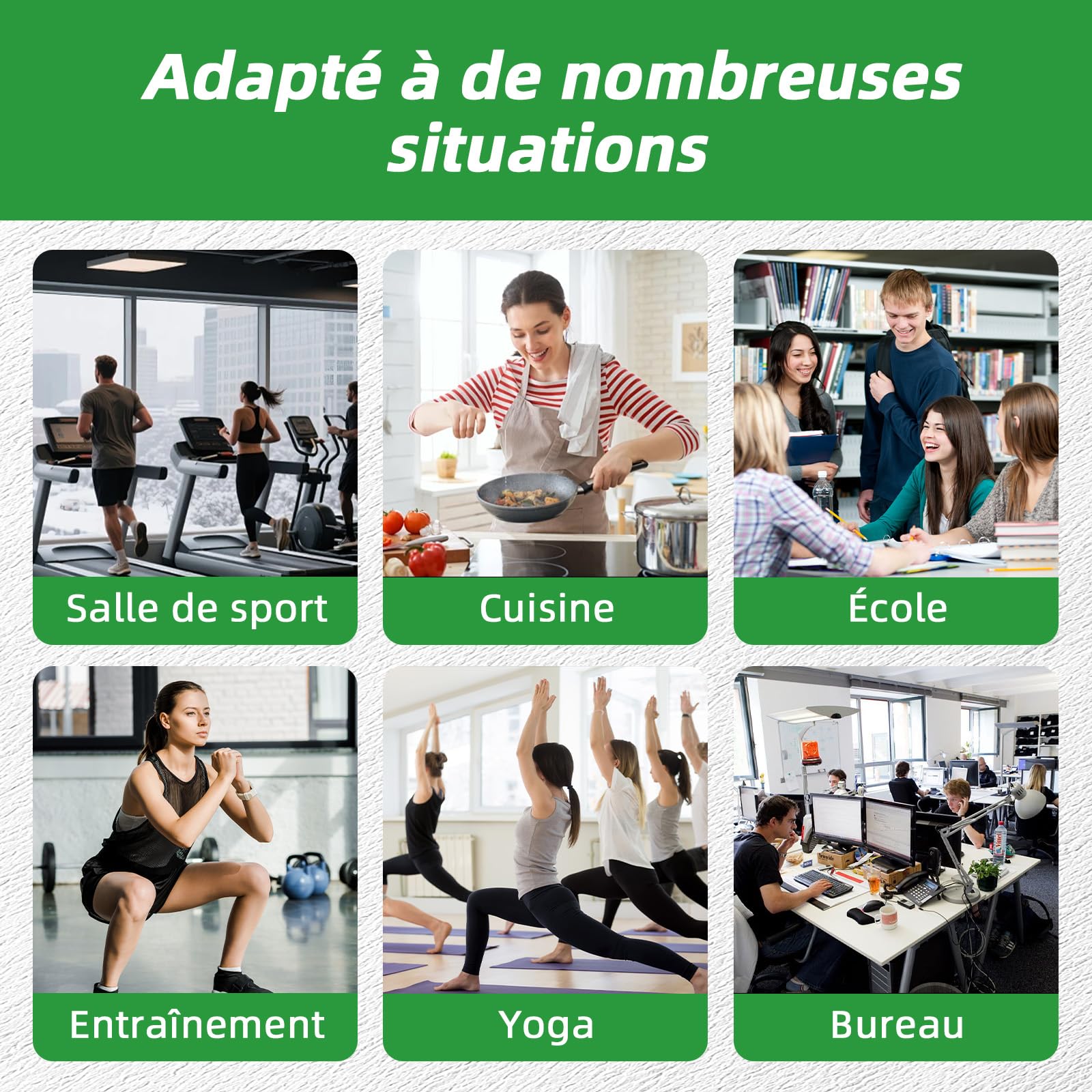 LUCKY TIME Minuteur Sport, chronomètre de Fitness avec télécommande Boutons