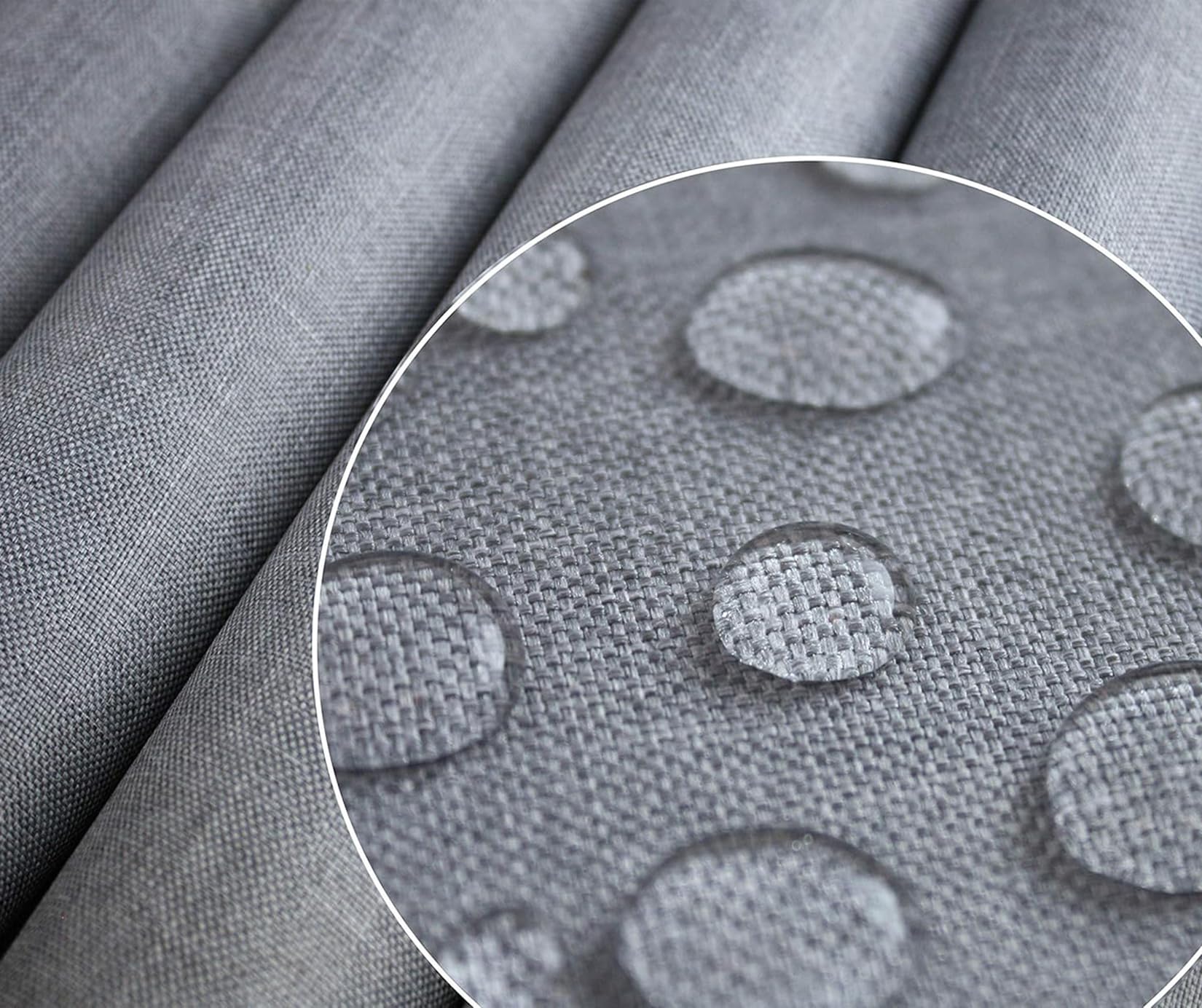 Durable, Waterproof Fabric, 600D Oxford Fabric, Waterproof Awning Fabric, Tarpaulin Waterproof, 100% PVC Coating, Tear-Resistant, UV-Resistant (Grey, 100 cm x 146 cm)