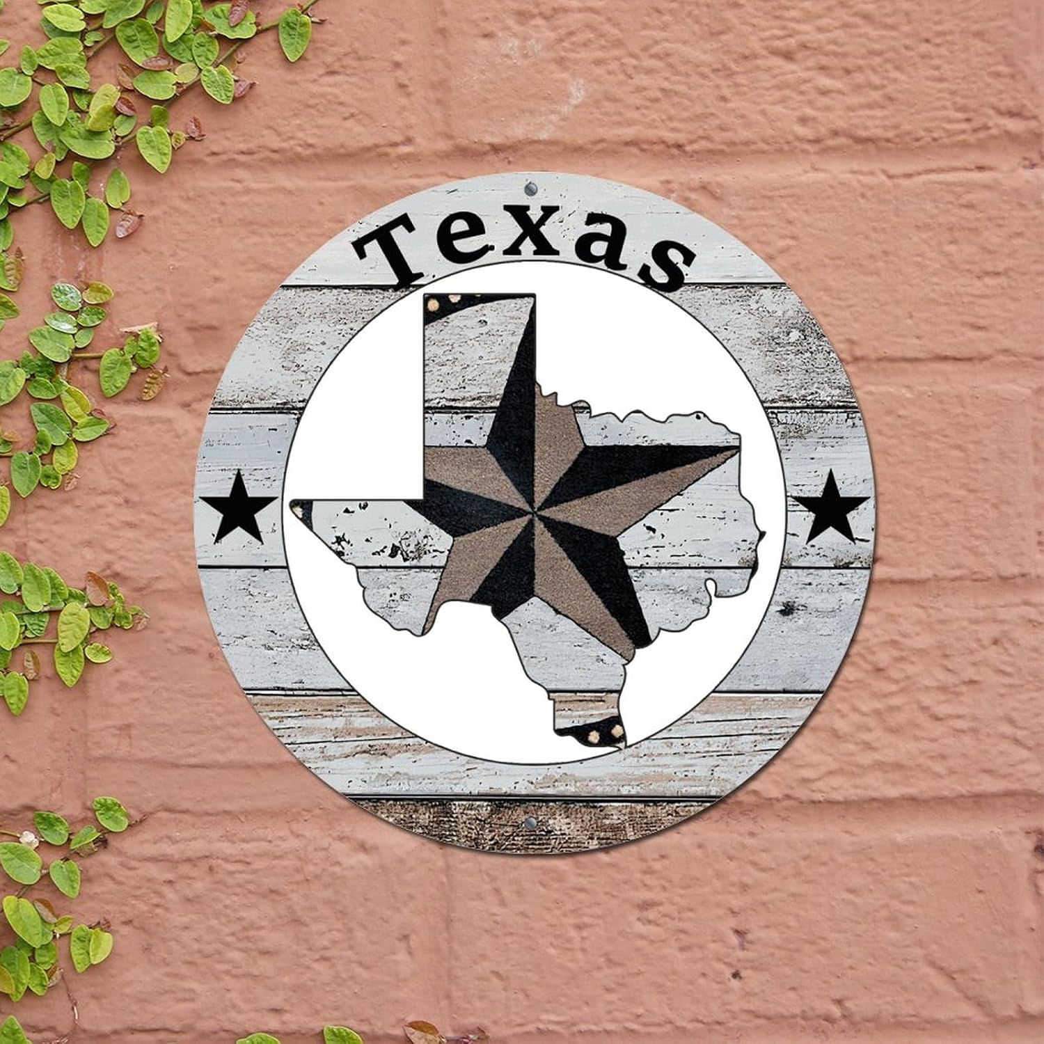 Personalized Texas Independence Day Aluminum Sign Barn House Decor Tin Signs Durable Texas Wall Art Outdoor Road Signs 9x9in for Hanging to Display in Your Home Bar Garage Or Restaurant