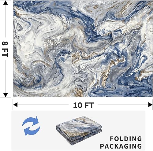 Miniatura 2 de Alfombras de área de 8 x 10 pies para sala de estar, moderna alfombra abstracta para dormitorio, contemporánea, lavable a máquina, alfombra grande