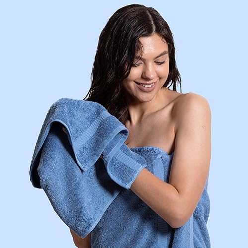 Vista 49 de Chakir Turkish Linens - Toallas de baño turcas de 100% algodón (35 x 70 pulgadas, toallas de baño grandes, color rosa)