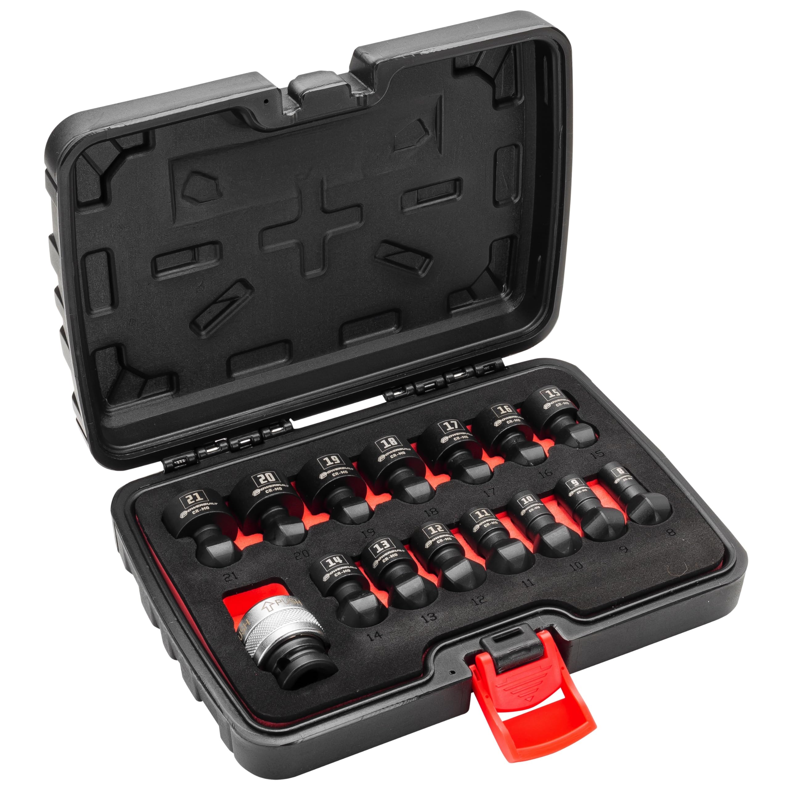 Powerbuilt 7-Piece Impact Universal Joint & Adapter Set – Part #647095