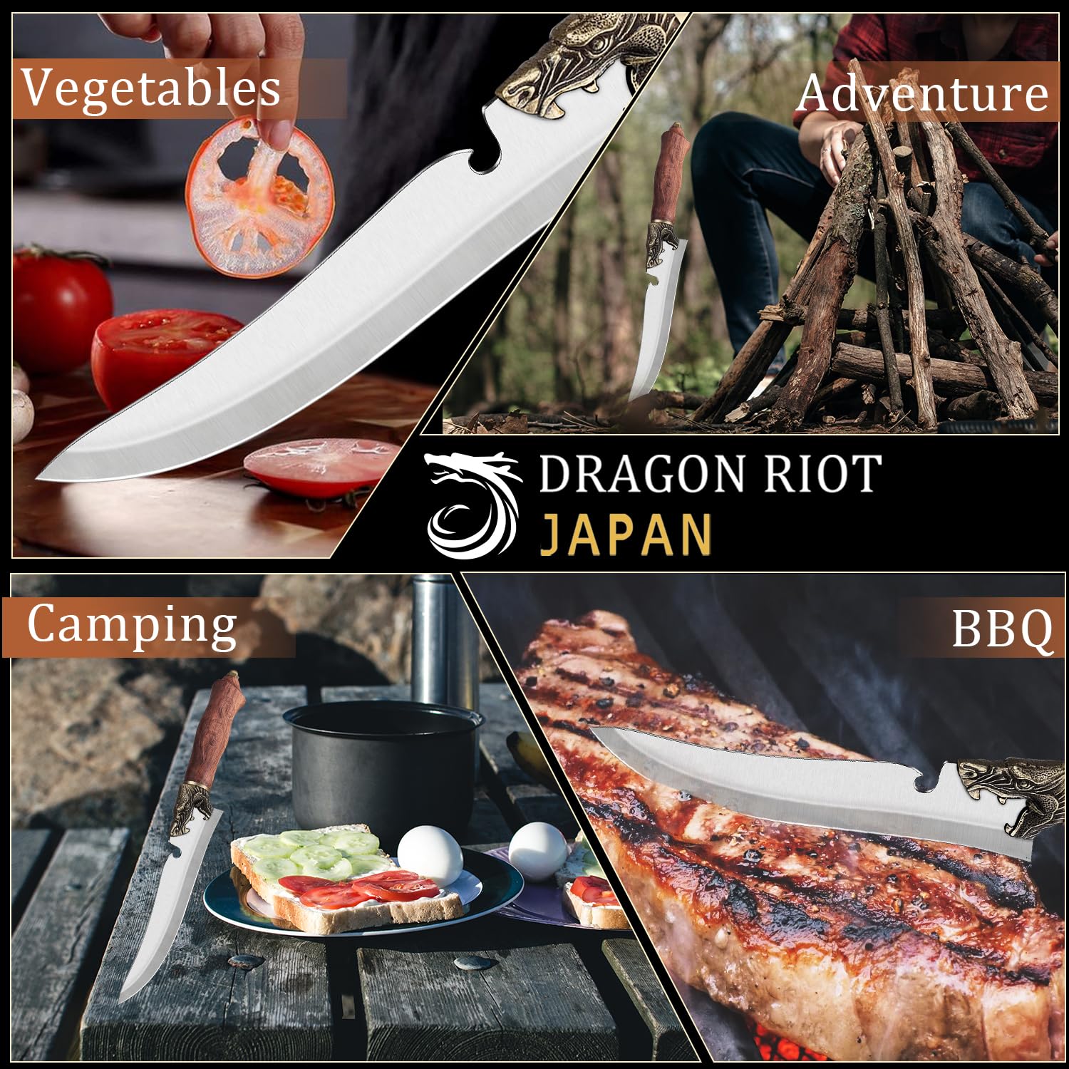 DRAGON RIOT Boning Knife - High Carbon Steel -5