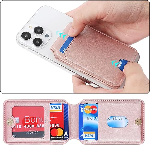 Miniatura 2 de Cavor Cartera magnética y tarjetero para Apple Magsafe, Rosado