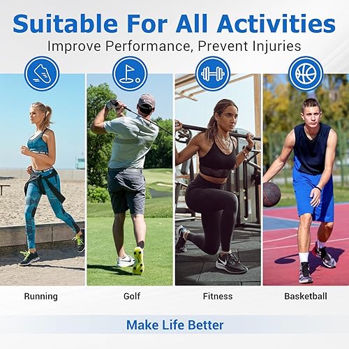 Miniatura 7 de 6 pares de calcetines de neuropatía, calcetines de compresión sin dedos para mujeres y hombres, alivio de fascitis plantar y tendinitis de Aquiles,