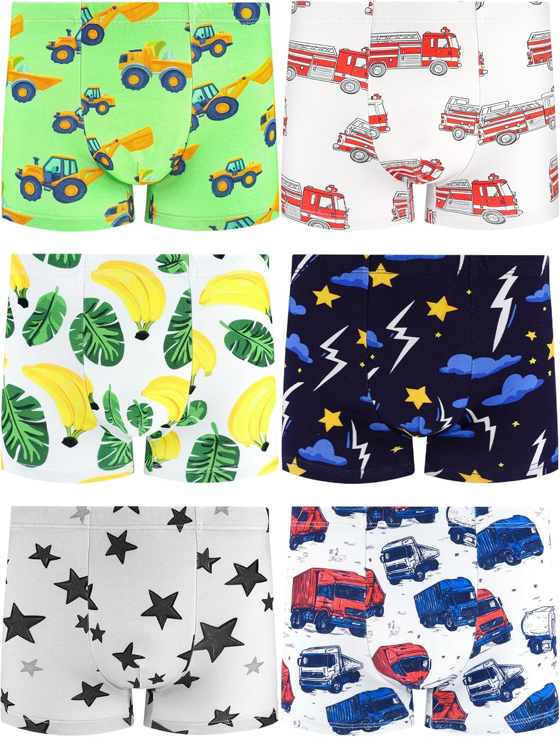 Boys' Underwear,Soft Cotton Tagless Panties for Toddlers' & Little Kids' Comfort,Br...