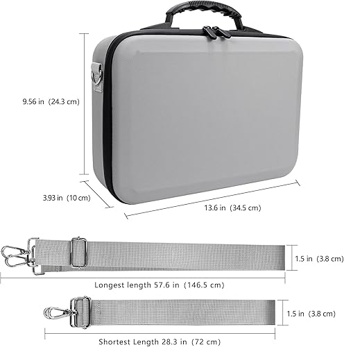 Miniatura 4 de FPVtosky Mini 4 Pro RC 2 Caso, bolsa de hombro rígida de almacenamiento portátil para DJI Mini 4 Pro Fly More Combo, accesorios DJI Mini 4 Pro