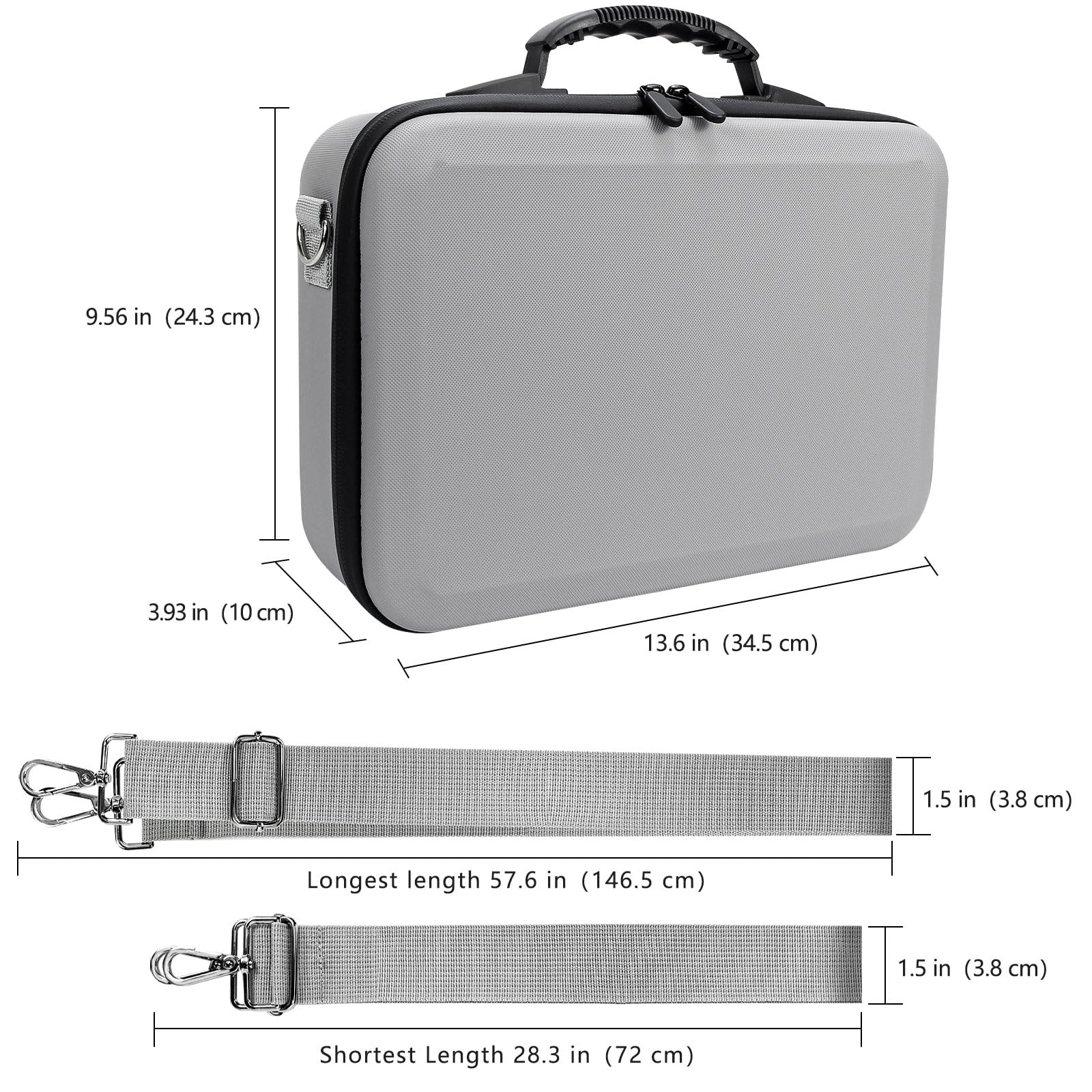 FPVtosky Bag for Dji Mini 4 Pro, Portable Travel Bag, Compact Carry Bag with Strap for DJI Mini 4 Pro Fly More Combo - Drone Suitcase Mini 4 Pro RC 2 Storage