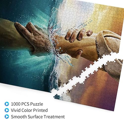 Miniatura 3 de WZVZGZ Jesus Give Me Your Hand - Rompecabezas de 500 piezas para adultos y niños, rompecabezas para adultos, rompecabezas para adultos, 500 piezas,