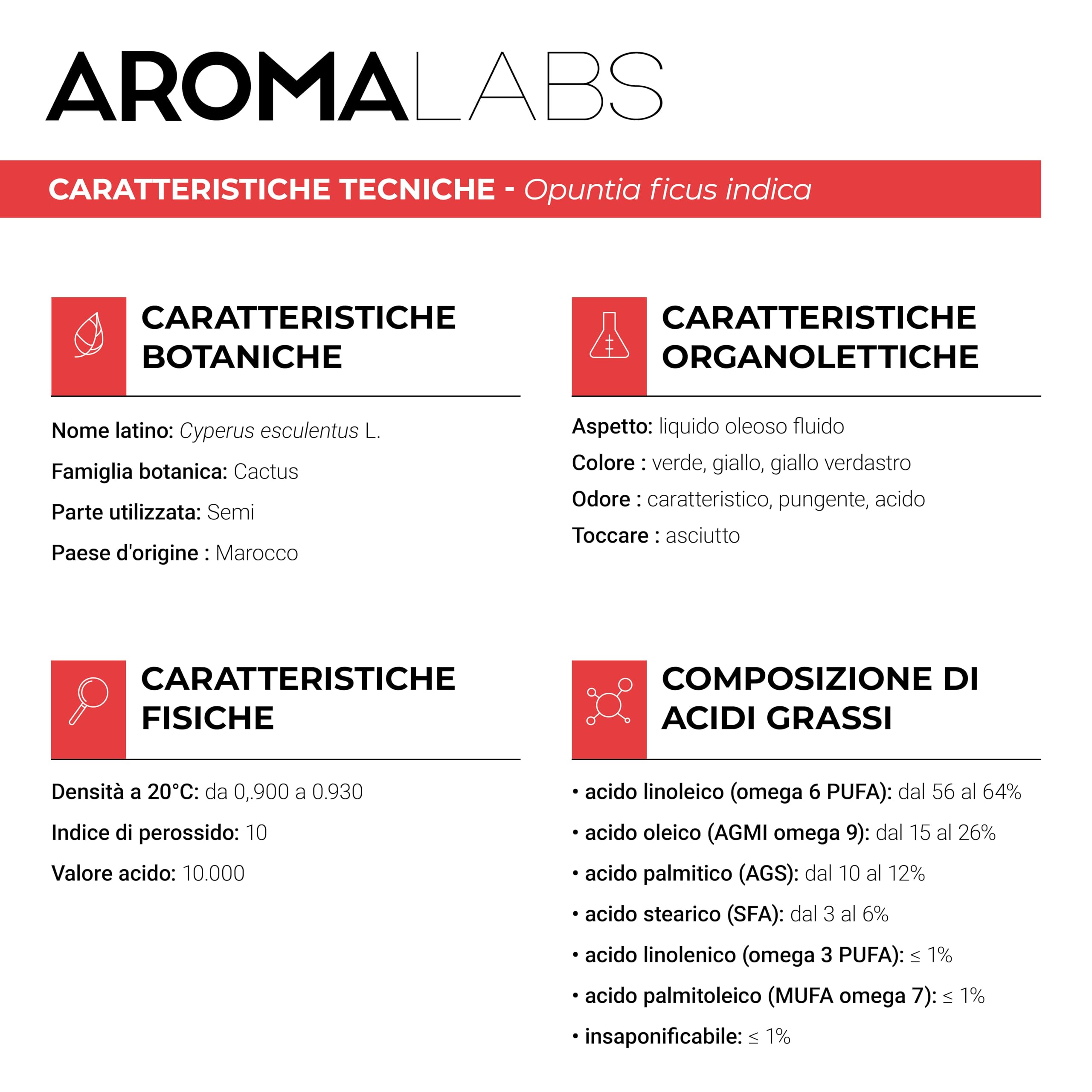BIO - Huile végétale PÉPINS DE FIGUE DE BARBARIE - 10mL - 100% Pure, Naturelle, Pressée à froid et Certifiée Cosmos - AROMA LABS (Marque Française) (Lot de 2)