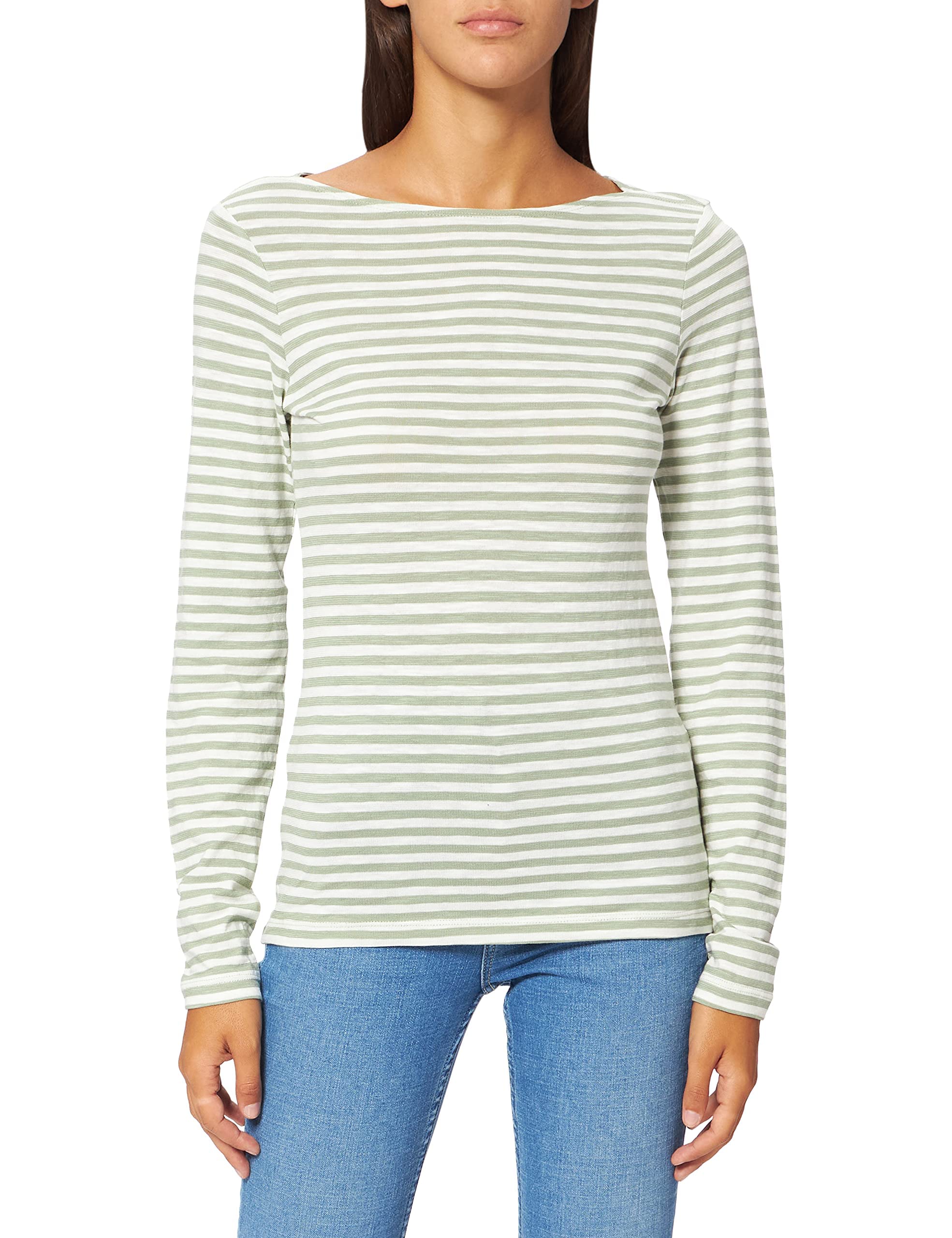 Marc O'Polo T-Shirt, Long Sleeve,Boat Neck, STR