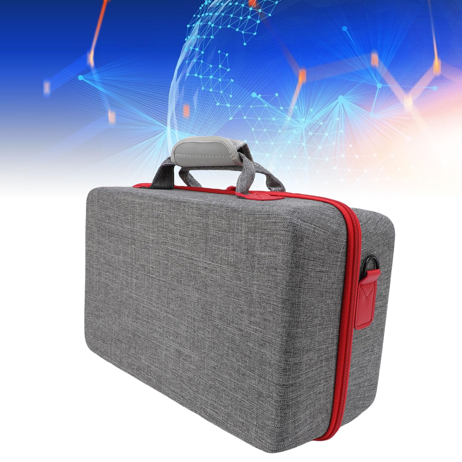 EMUKOEP Bolsa de Almacenamiento Dura y Duradera para Consola Slim y Accesorios con Nailon Resistente a los Arañazos (Gris)